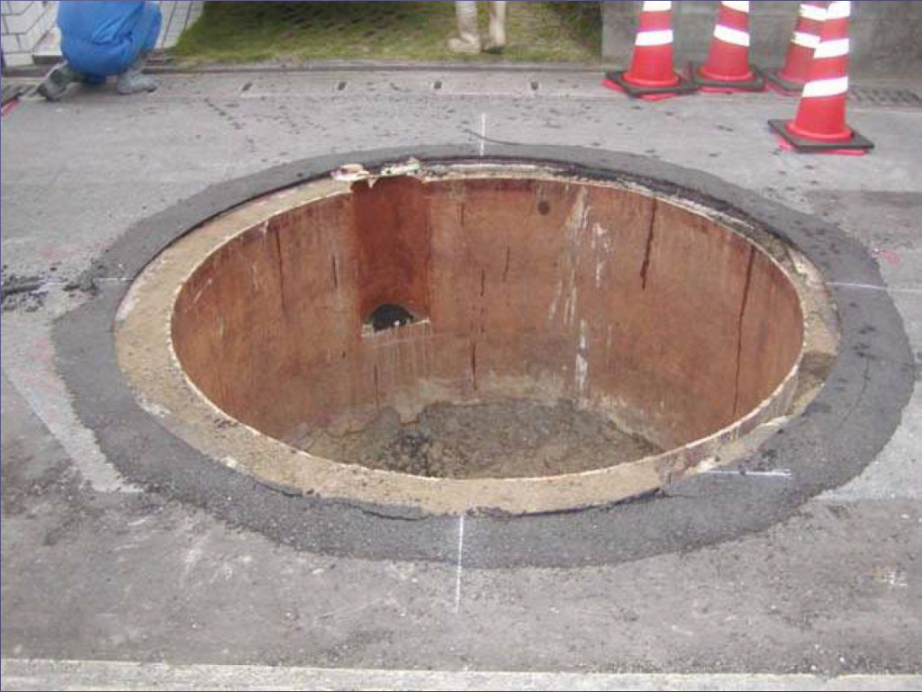 コンダクターパイプ内部